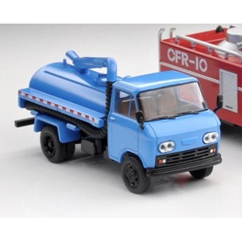 Y50-2  XCARTOYS 1:64 Beijing Second Automobile Factory BJ-130 Light Freight Vehicle Beijing Cleaning Machinery Factory BQ130XF Small Cleaning Vehicle Vacuum Truck