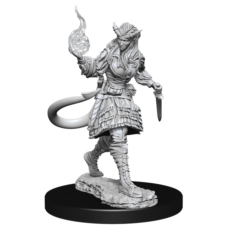 D&D Unpainted Mini – Tiefling Sorcerer Female 90304