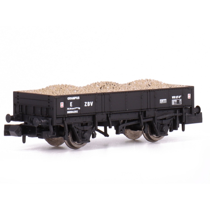 Grampus BR Black DB 984292 open freight wagon with cargo