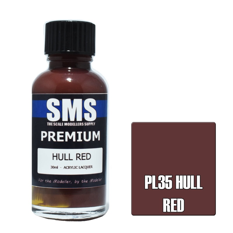 SMS Premium Lacquer – PL35 Hull Red