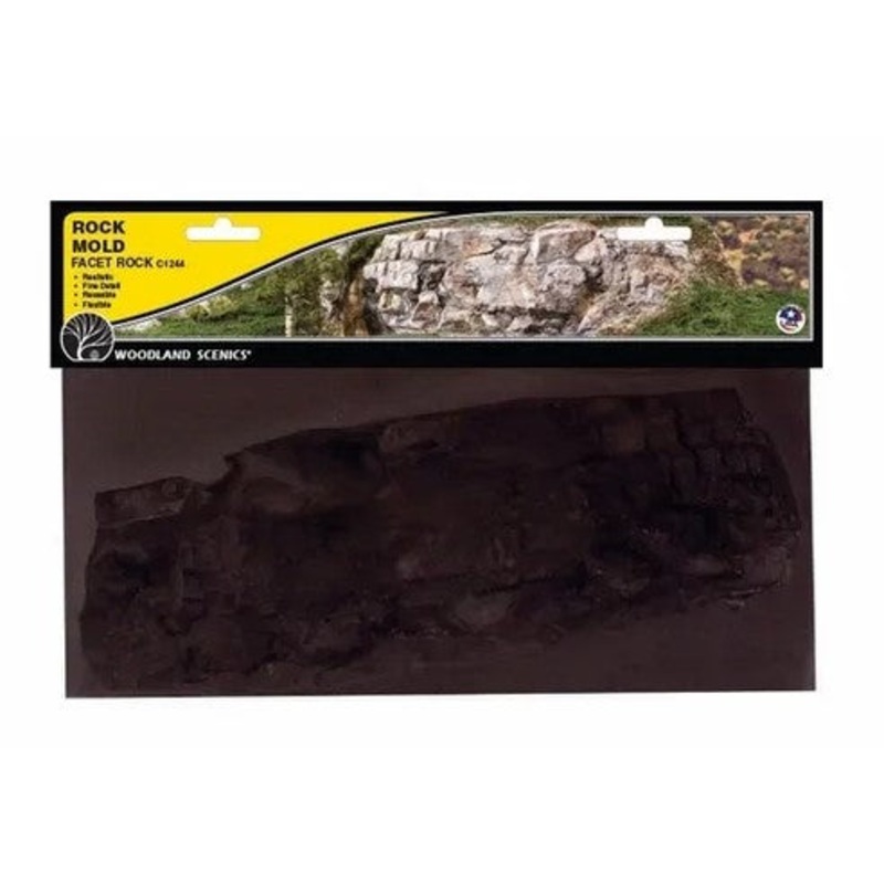 Woodland Scenics C1244 Rock Molds – Facet Rock