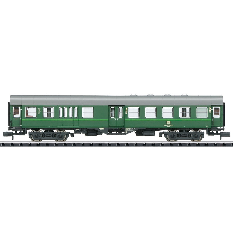 Passenger car conversion car BDyg 532 2nd class with luggage compartment DB Ep. IV