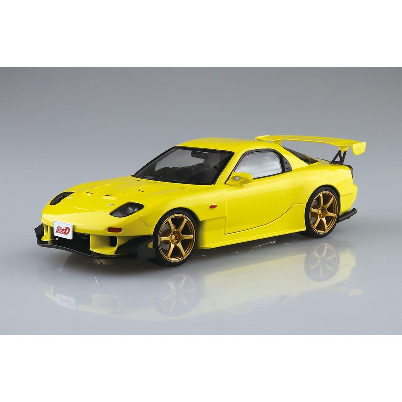 Pre-Painted Initial D Takahashi Keisuke FD3S RX-7 Project D Comics Vol.28 Ver. Model Kit 1/24 #06402 by Aoshima