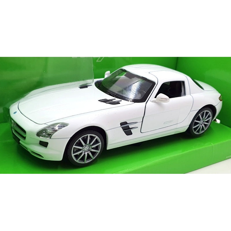 Welly NEX 1/24 Scale Diecast 24025W – Mercedes-Benz SLS AMG – White