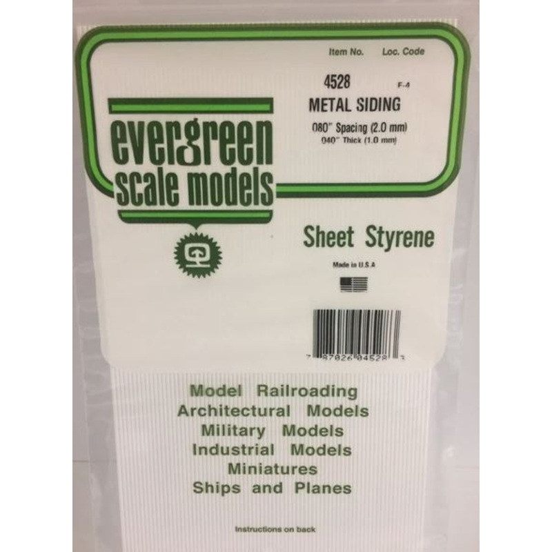 Evergreen 4528 .080 Metal Siding