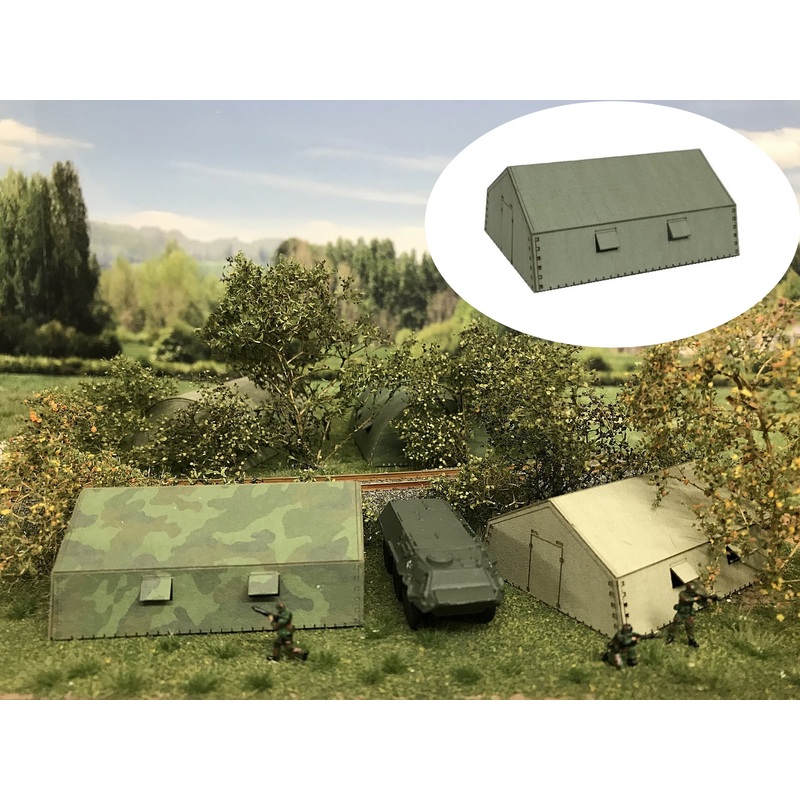Military tent green