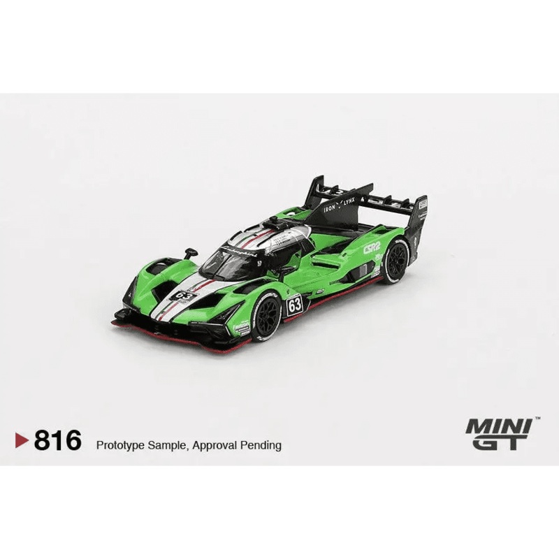 (PRE-ORDER) MINI GT 1:64 Lamborghini SC63 #63 Iron lynx 2024 IMSA Sebring 12 Hrs MGT00816-L