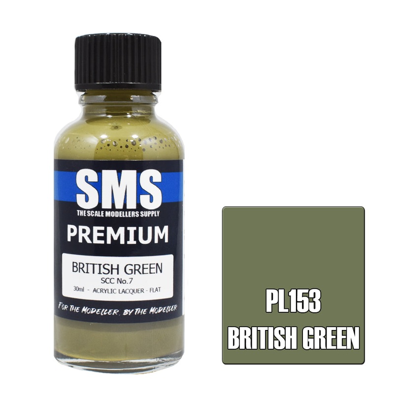 SMS Premium Lacquer – PL153 British Green SCC No.7