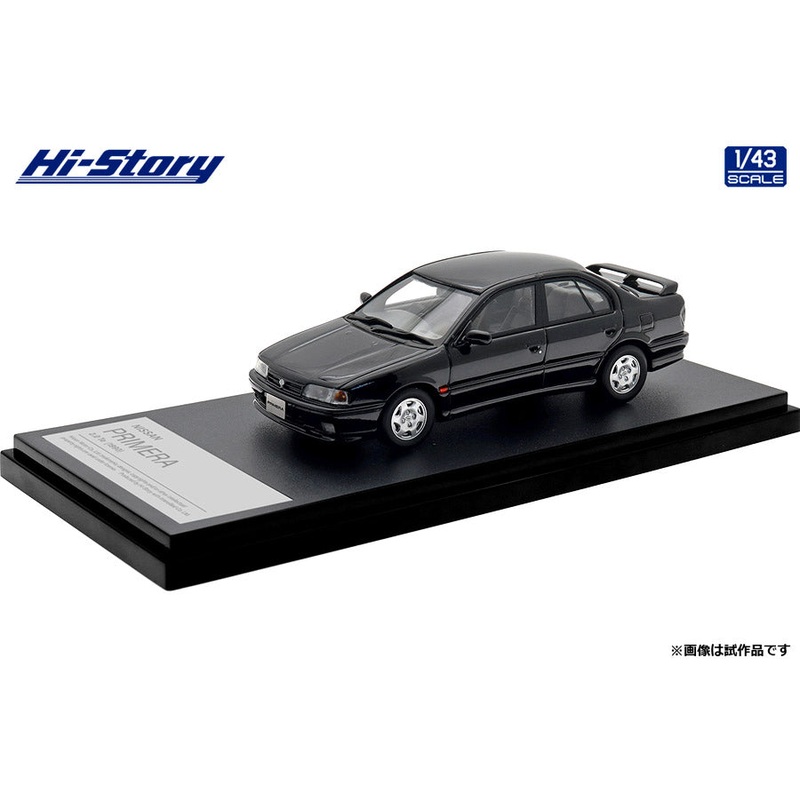 [ Back-order ] Hi-Story HS480BK 1:43 NISSAN PRIMERA 2.0 Te 1990 Super Black resin model car