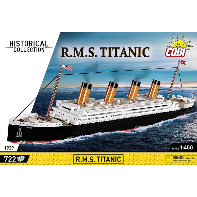 Cobi Historical Collection: 1929 R.M.S. Titanic 1/450 722 PCS