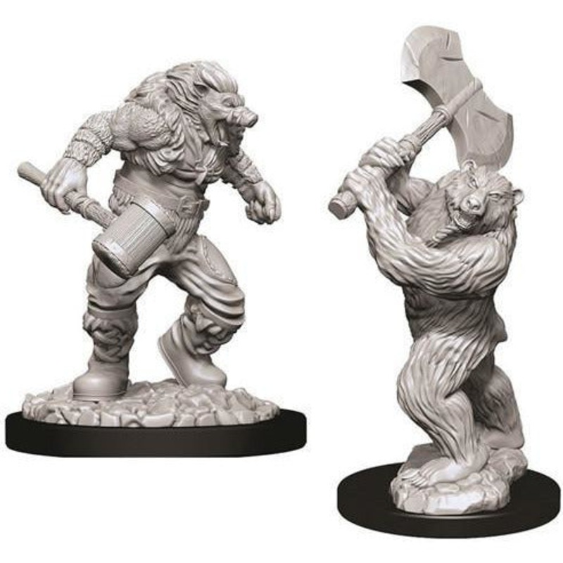 D&D Unpainted Mini – Wereboar and Werebear 73715