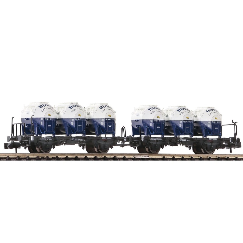 Gterwagen Behltertragwagen-Doppeleinheit DB Ep.III-IV
