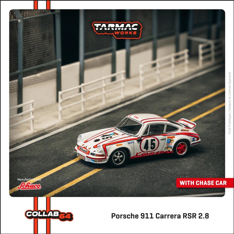 (PRE-ORDER) Tarmac Works 1:64 Porsche 911 Carrrera RSR 2.8