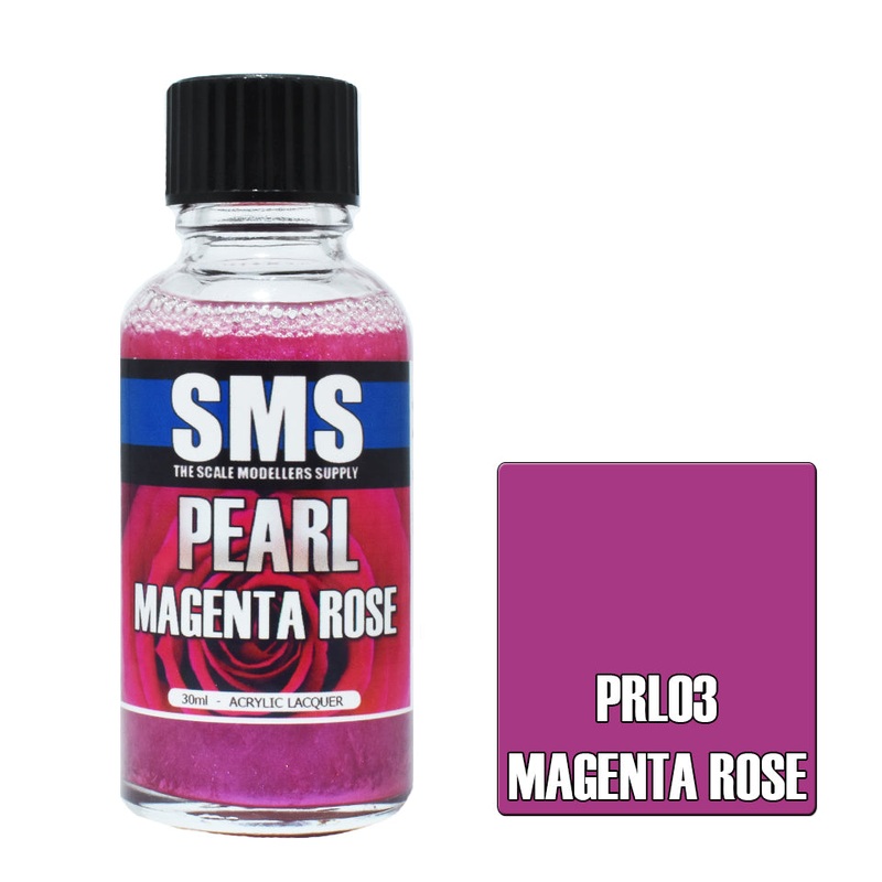 SMS Pearl Lacquer – PRL03 Magenta Rose