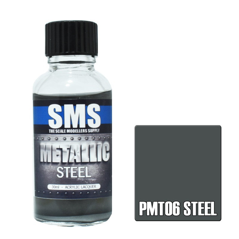 SMS Premium Metallic Lacquer – PMT06 – Steel