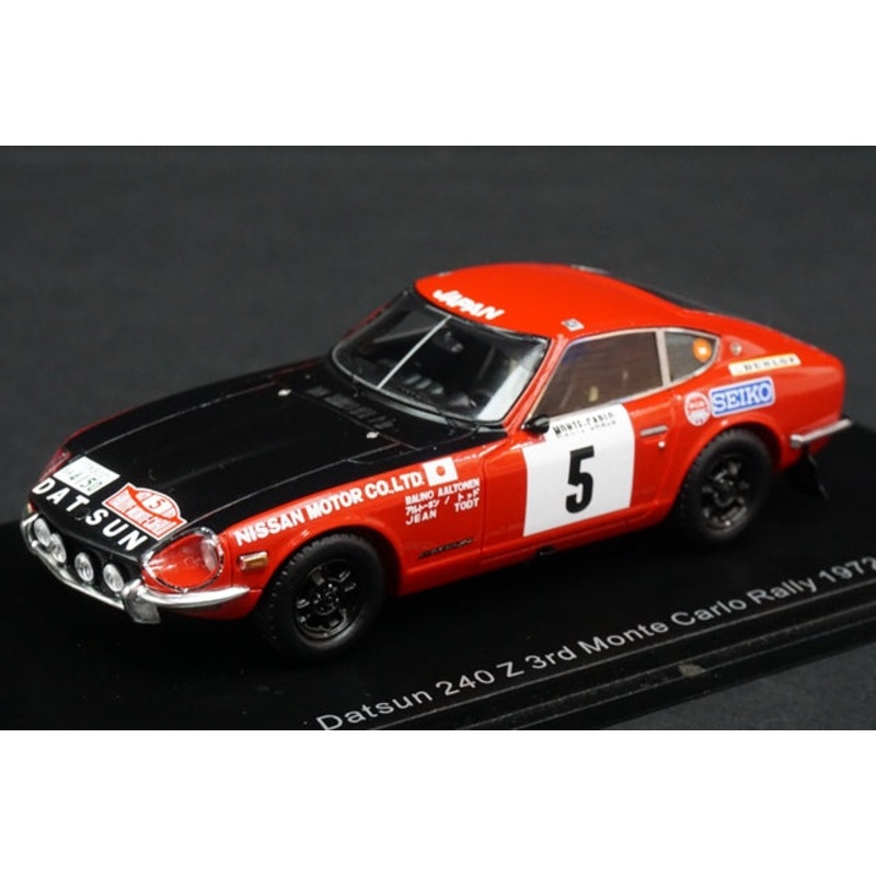 1:43 SPARK S6280 Datsan 240 Z Monte Carlo 1972 #5 model cars