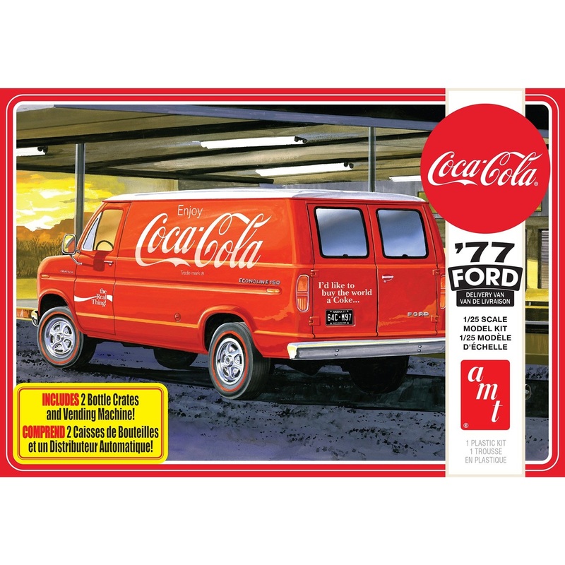 1977 Ford Delivery Van w/Vending Machine [Coca-Cola] 1/25 by AMT