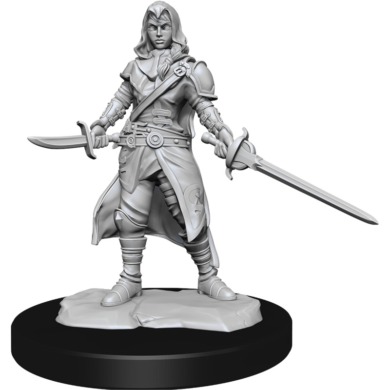 D&D Unpainted Mini – Half Elf Rogue Female 90228
