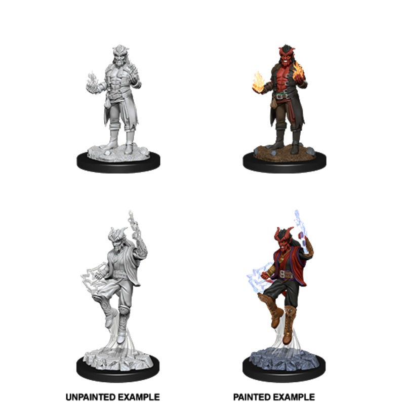D&D Unpainted Mini – Male Tiefling Sorcerer 73201