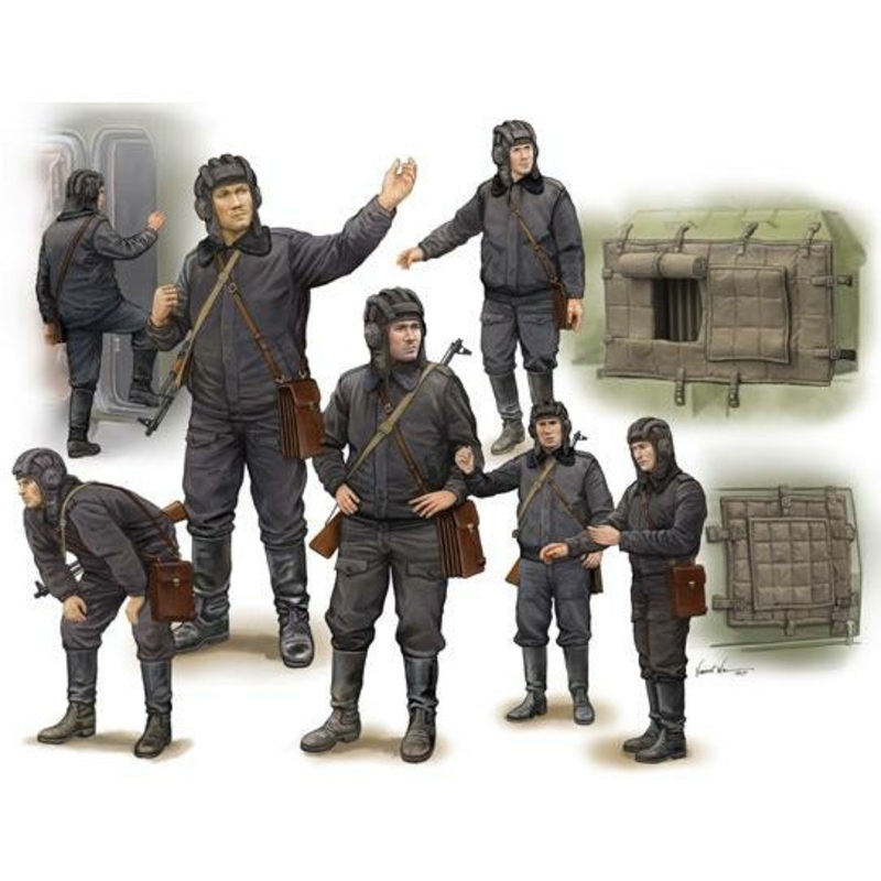 Soviet Soldier – Scud B Crew #00434 1/35 Figure Kit by Trumpeter