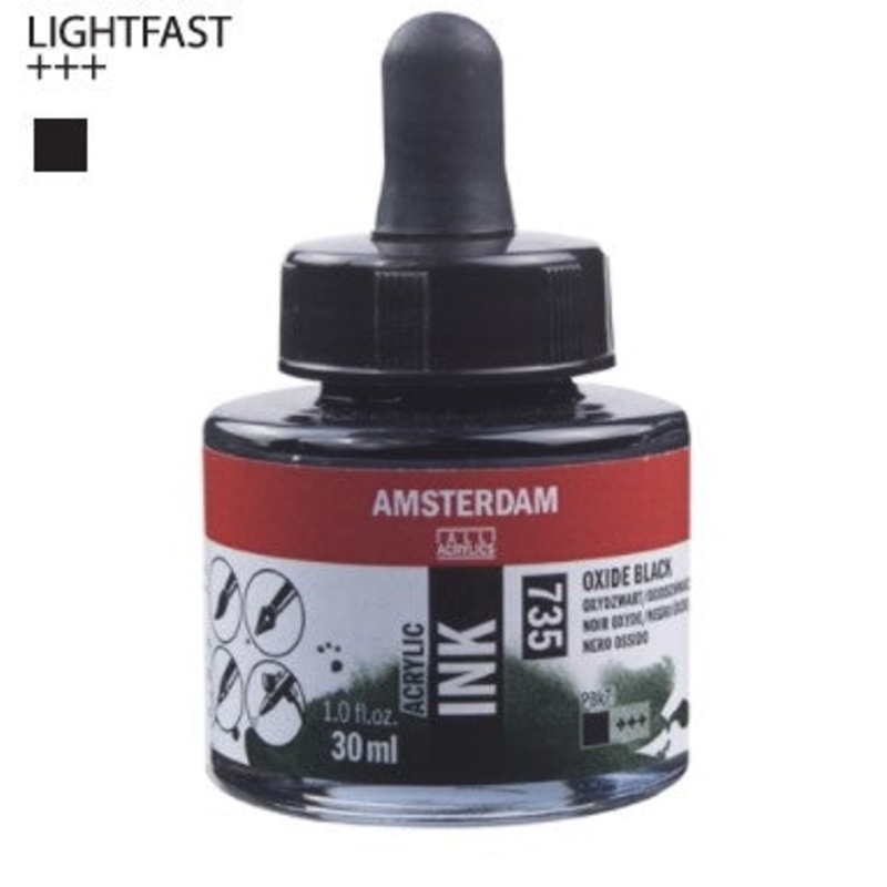 Amsterdam Acrylic Ink # 735 Oxide Black