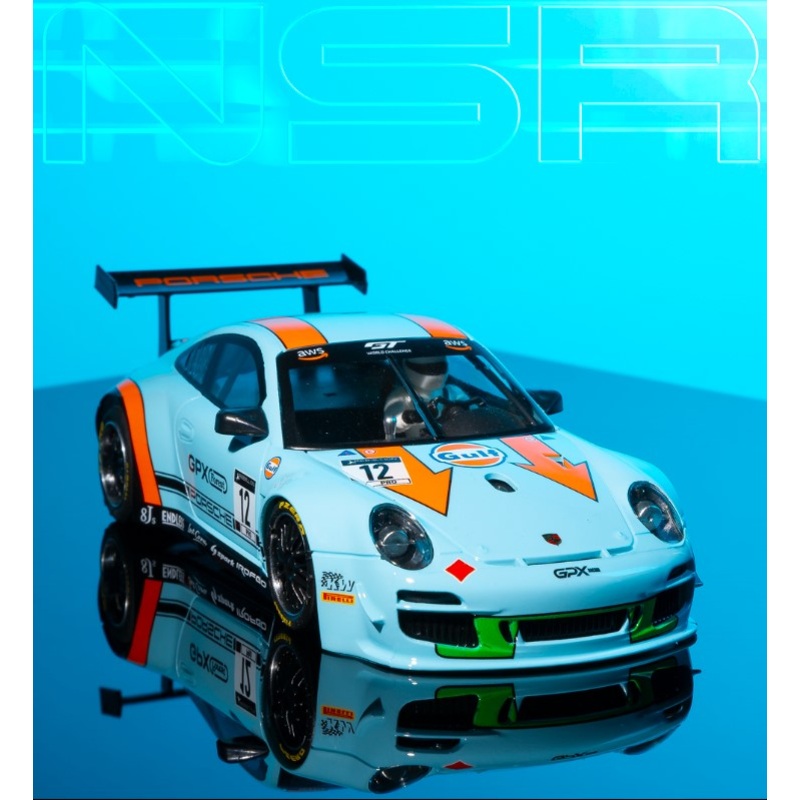 NSR Porsche 997 Gulf No12 GPX 2020 Targa Florio Tribute Livery