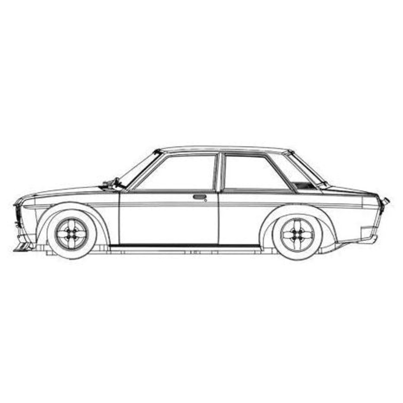 RevoSlot Datsun 510 White Kit