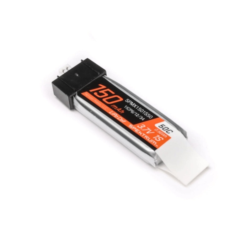 Spektrum RC 1S LiPo Battery 50C (3.7V/150mAh) w/JST PH1.25 Connector – SPMX1501S50