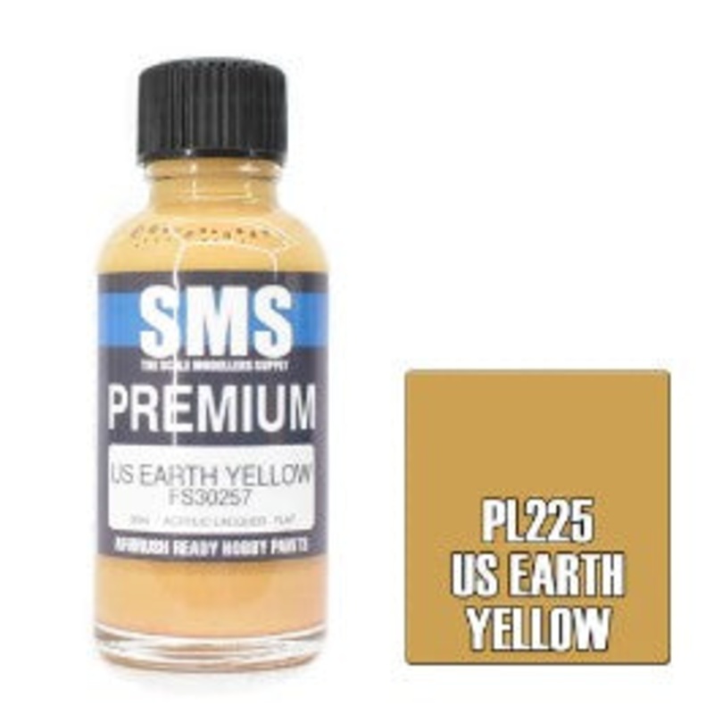 SMS Premium Lacquer – PL225 US Earth Yellow FS30257