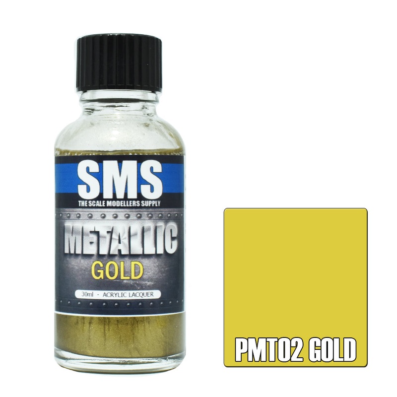 SMS Premium Metallic Lacquer – PMT02 – Gold