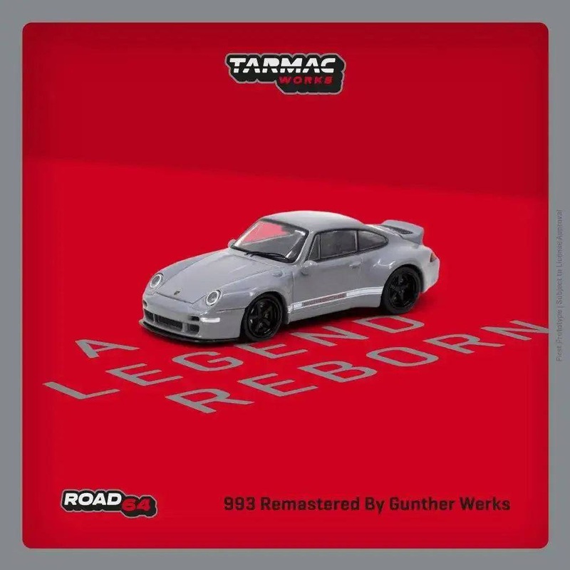 Tarmac Works 1:64 Porsche 993 Remastered By Gunther Werks  Grey