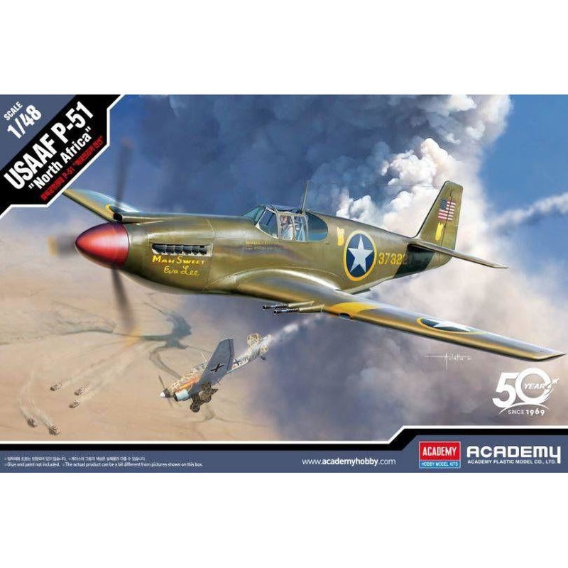 USAAF P-51 North Africa 1/48 #12338 by Academy