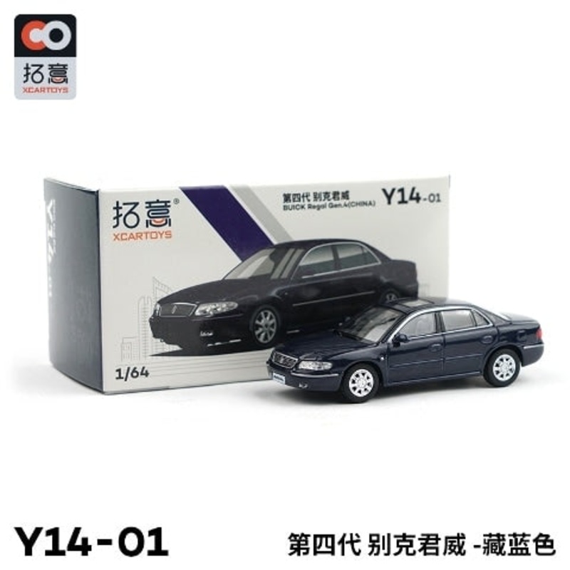 Y14-01  XCARTOYS 1:64 Buick Regal Dark Blue Diecast