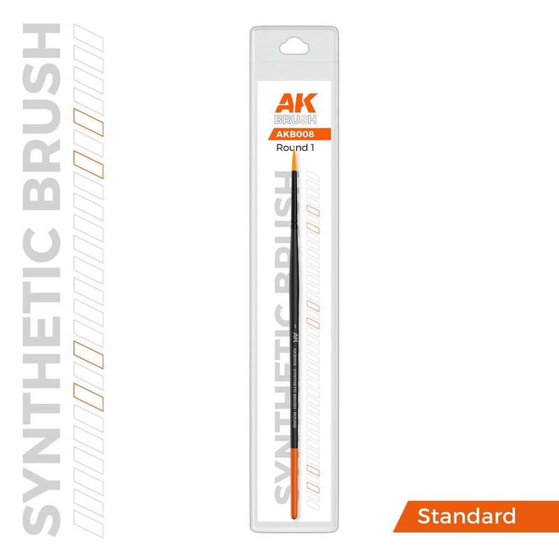 AK Interactive Synthetic Brush Round 1 – AK-B008