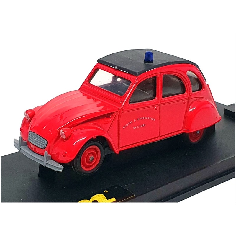 Verem 1/43 Scale Diecast 216 – Citroen 2CV Pompiers Fire – Red