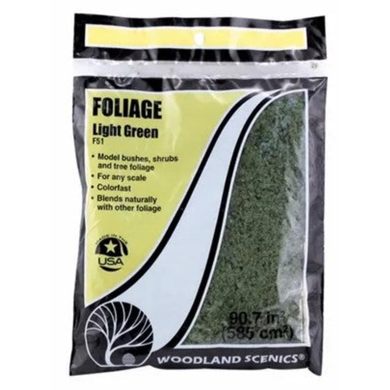 Woodland Scenics F51 Foliage – Light Green