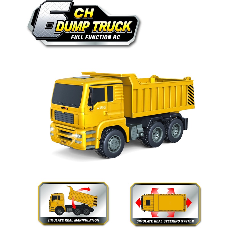 1/18 HuiNa RC Die Cast Dump Truck RTR