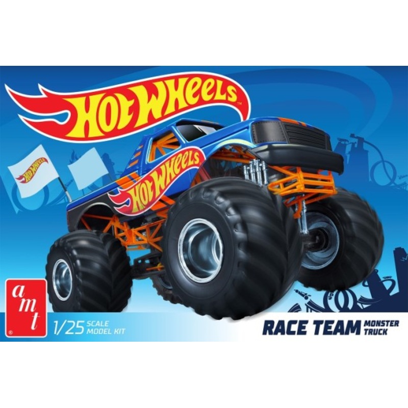 AMT1256 Hot Wheels 1:25 Ford Monster Truck Plastic Model