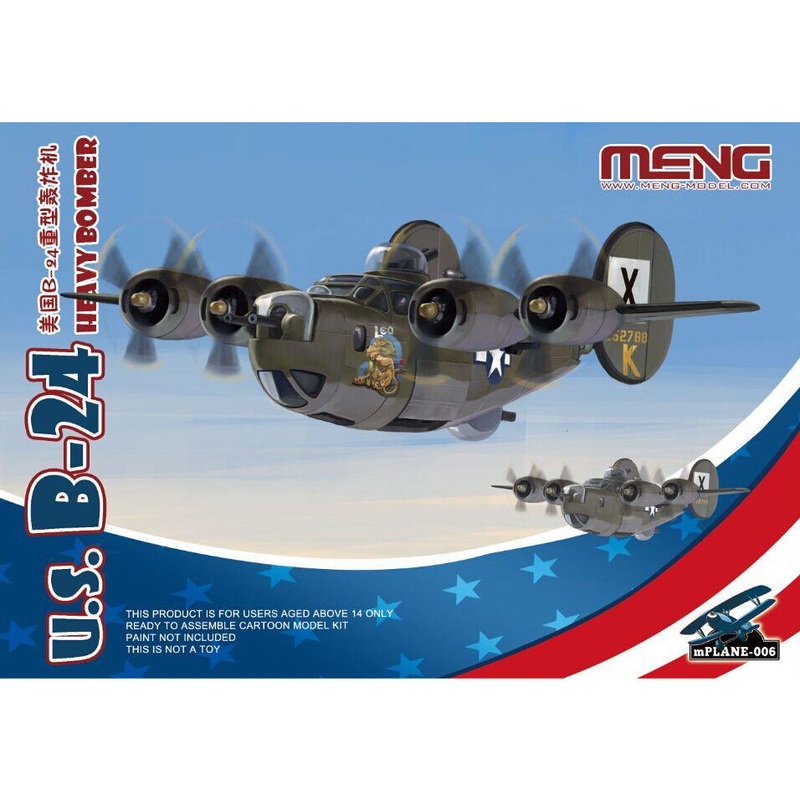 US B-24 Heavy Bomber Kids by Meng
