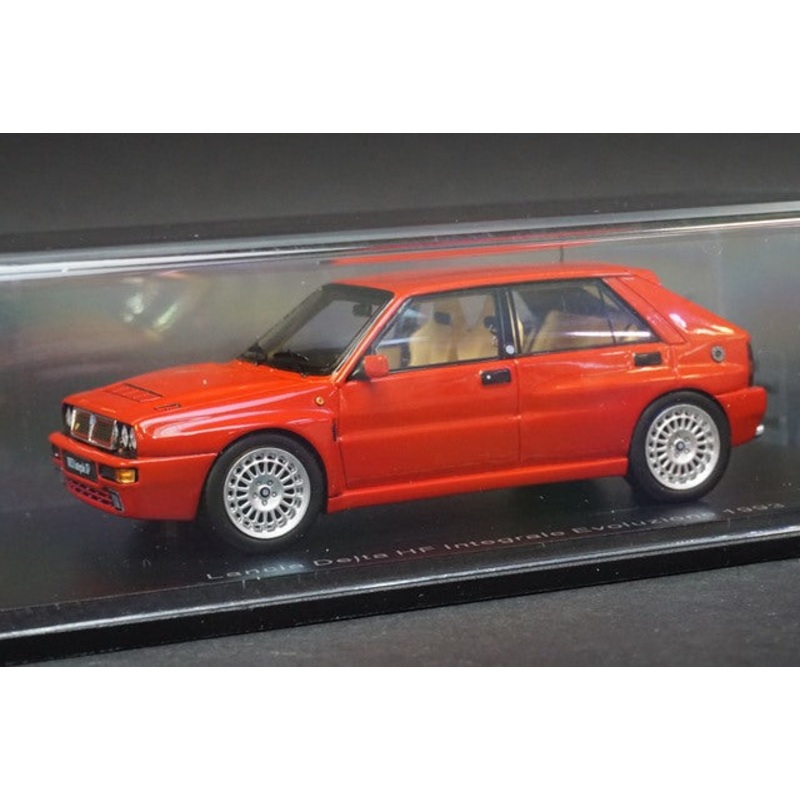 1:43 SPARK S8994 Lancia Delta HF Integrale Evolution 2 1993 Red model car