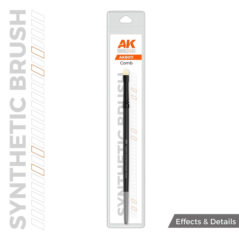 AK Interactive Synthetic Brush Comb – AK-B011