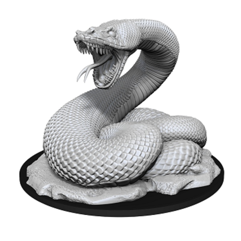 D&D Unpainted Mini – Giant Constrictor Snake 90164