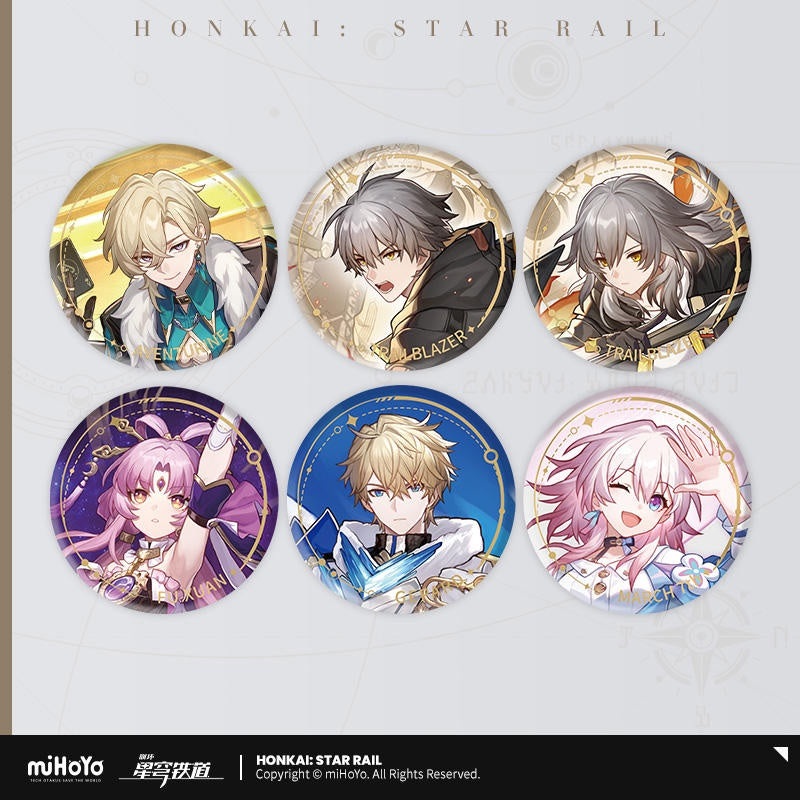 Honkai Star Rail Character Illustration Series Badge – Preservation