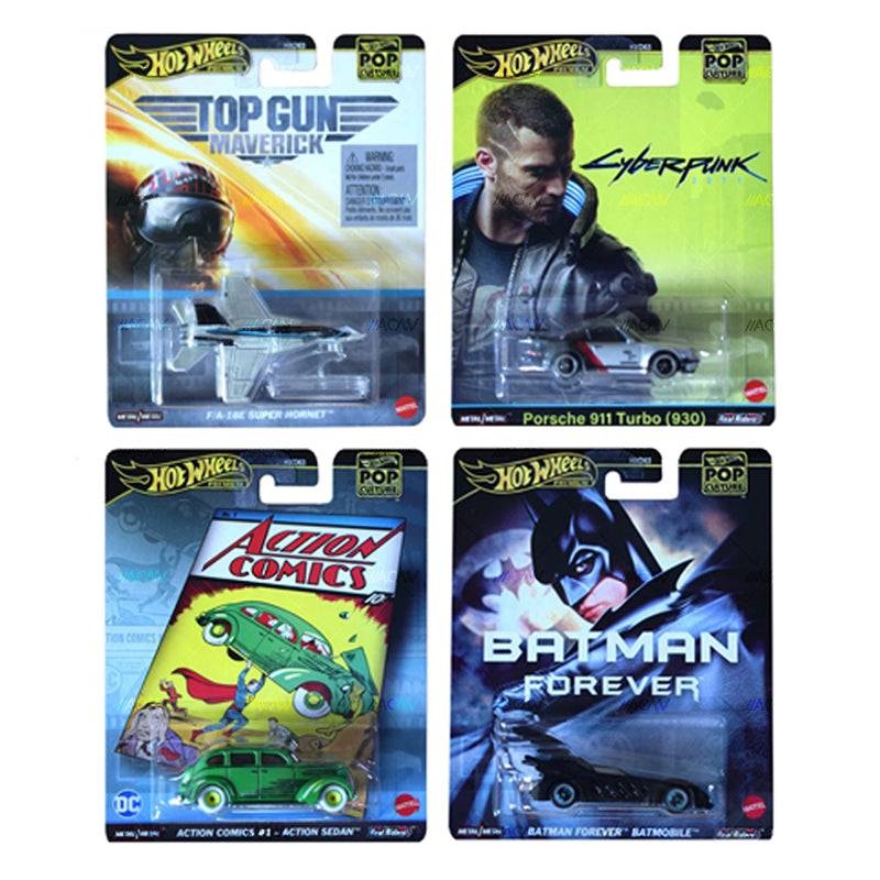 Hot Wheels Premium 1:64 Pop Culture 2024 F Assortment Complete Set 1-4