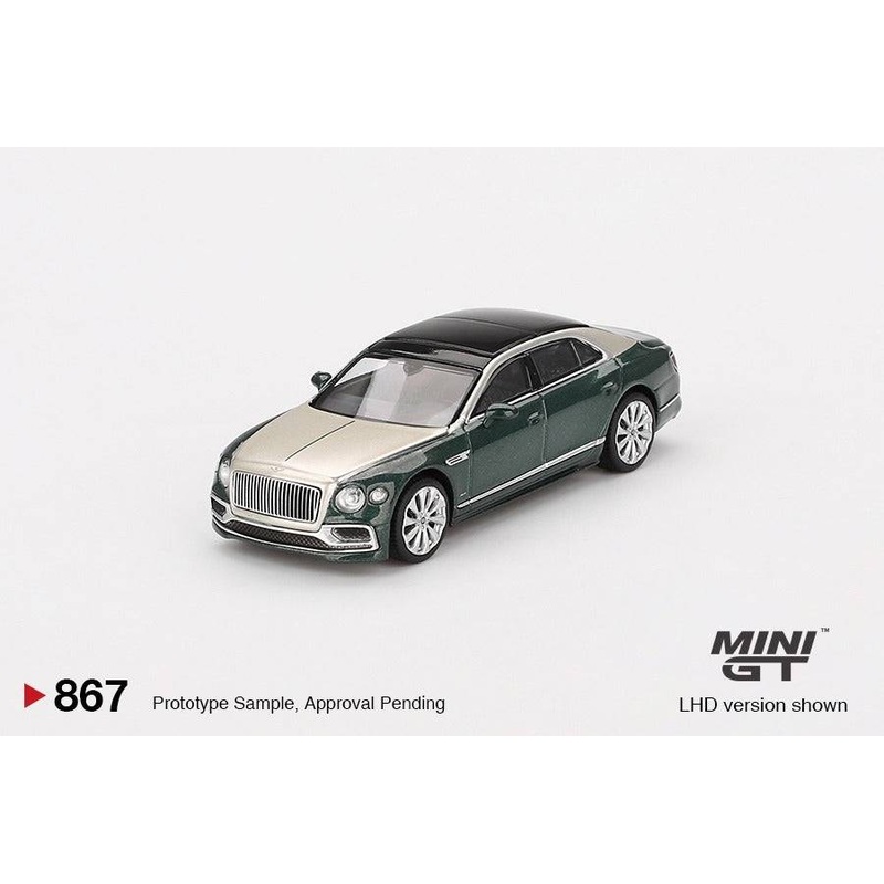 (PRE-ORDER) MINI GT 1:64 Bentley Flying Spur White Sand Verdant MGT00867-R