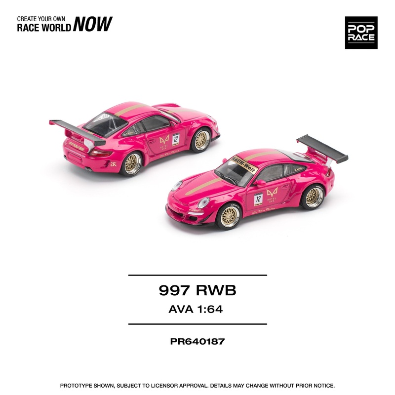 (PRE-ORDER) Pop Race 1:64 Porsche 997 RWB AVA