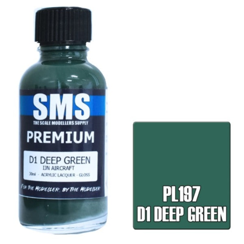SMS Premium Lacquer – PL197 D1 Deep Green (IJN Aircraft)