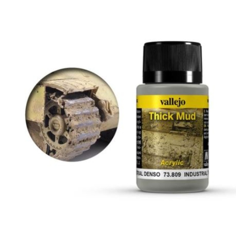 Vallejo 73809 Weathering Effects: Industrial Thick Mud