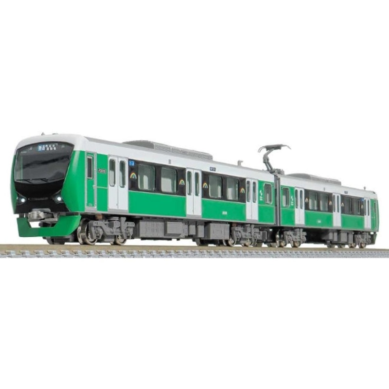 31849 Greenmax Shizuoka Railway A3000 Series (Natural Green, New Logo) 2-Car Set (With Motor)