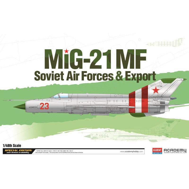 Mig-21 MF Soviet Air Force & Export LE 1/48 #12311 by Academy